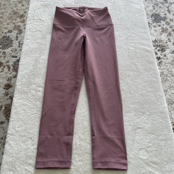Bundle High-Waisted Yoga Leggings Bundle Black & Mauve Full Length Womens S - Picture 5 of 12